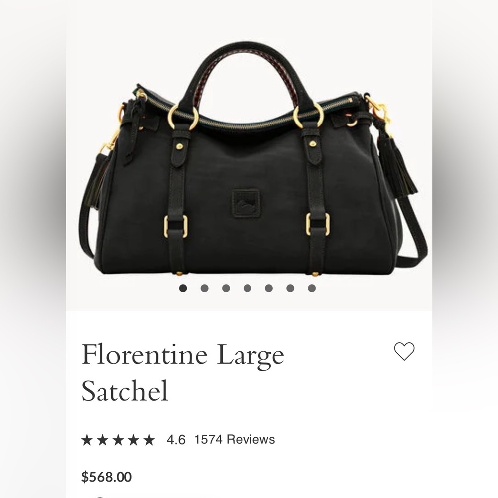 Dooney & Bourke Florentine Satchel NWOT